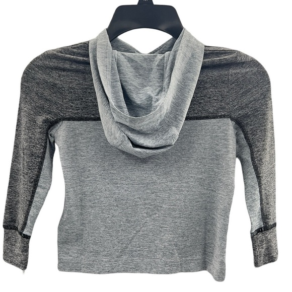 Tommy Bahama Youth Hoodie Gray Cowl Neck Long Sleeve Pullover Drawstring. Size 4 - Picture 2 of 4